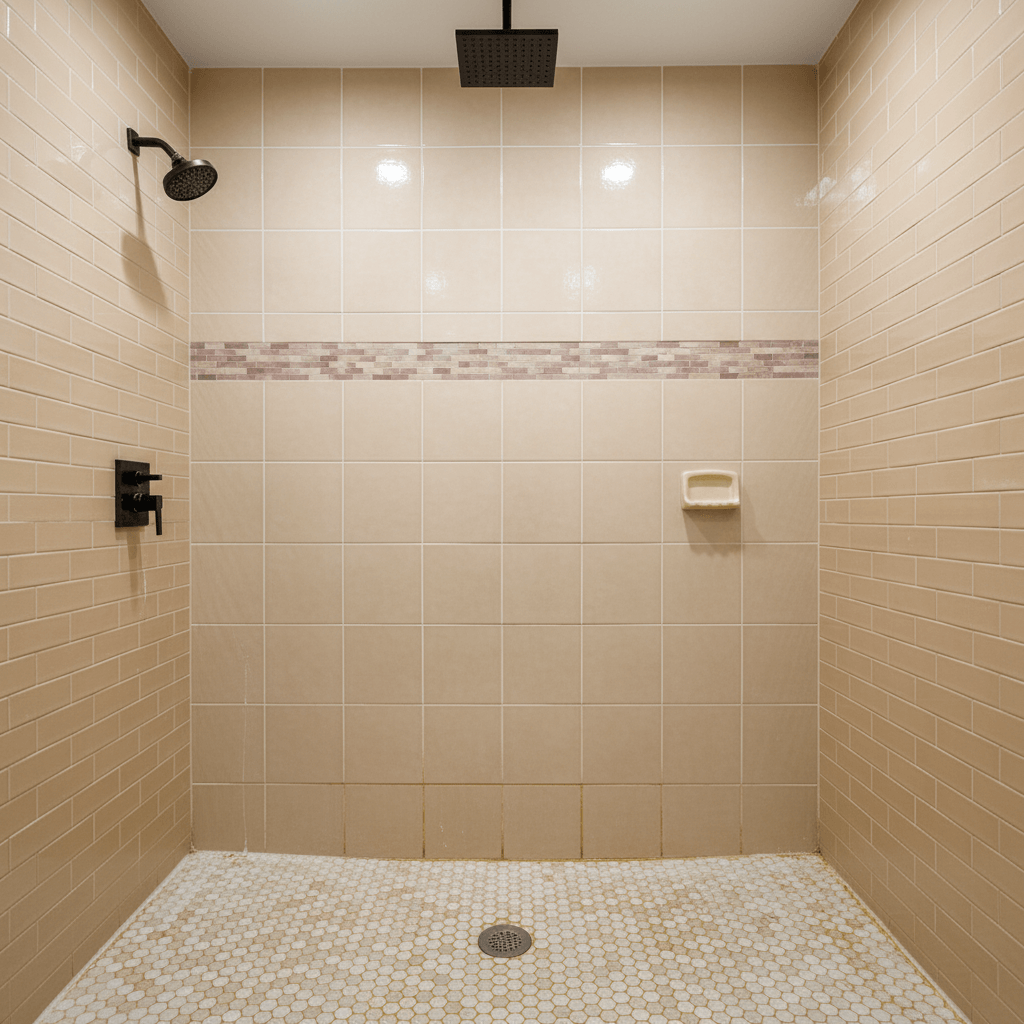 Alpine tile installation in New Jersey — before