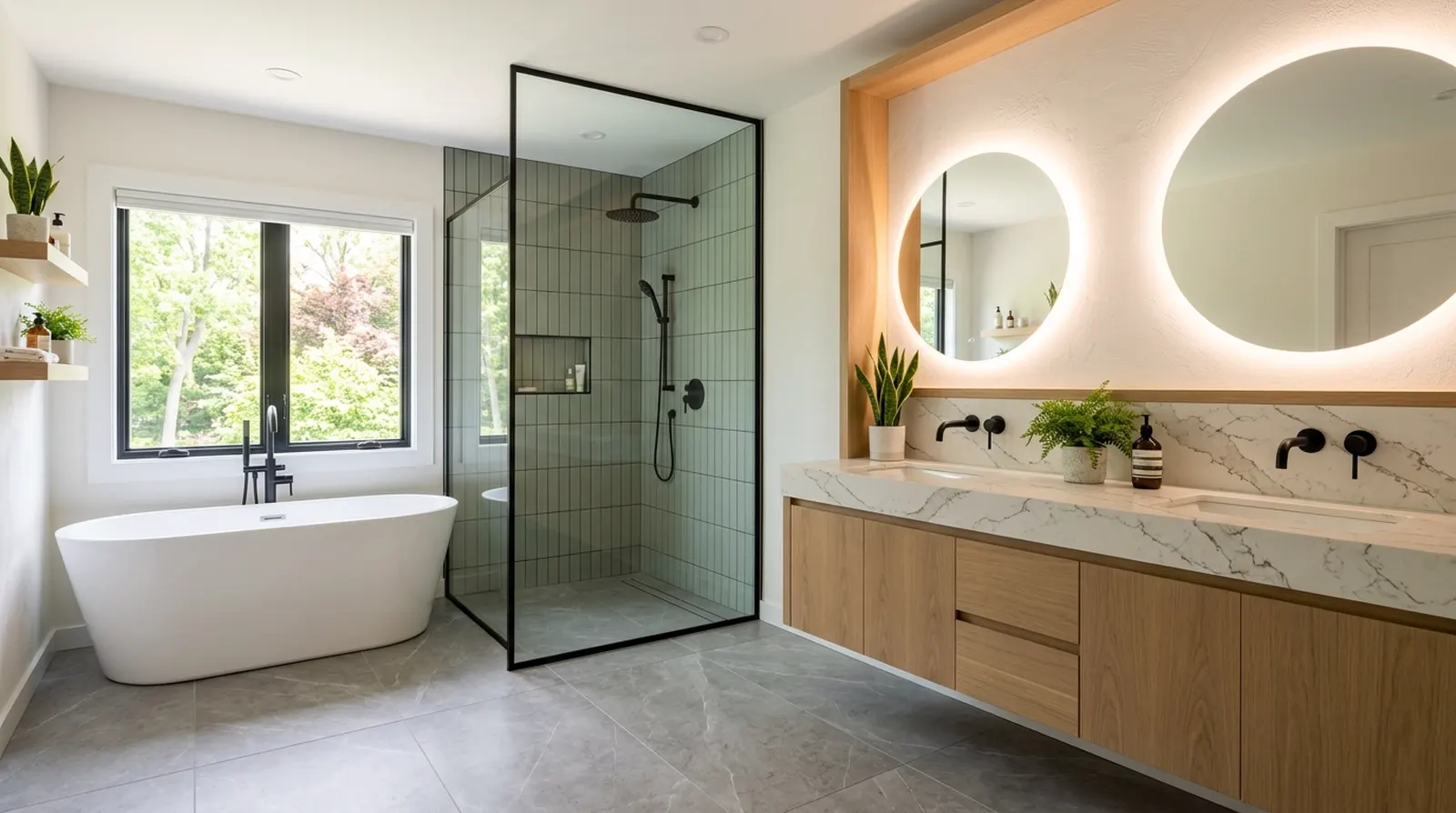 Finished Alpine bathroom renovations project in New Jersey