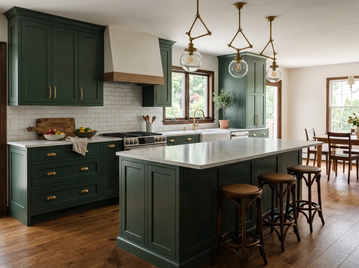 A finished kitchen remodel by Alpine Building Solutions