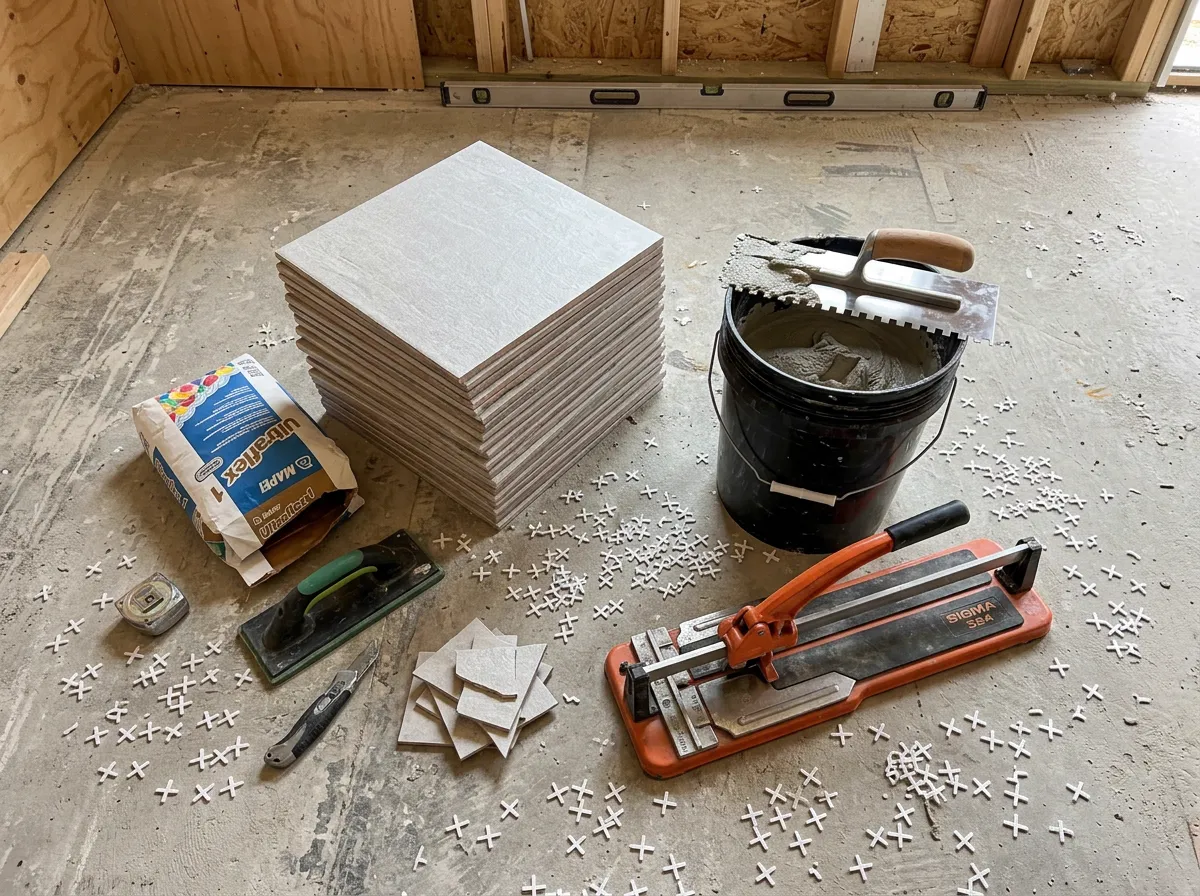 Finished Alpine tiling project